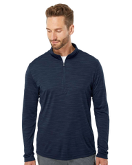 ADIDAS Custom Men's Lightweight Mélange Quarter-Zip Pullover