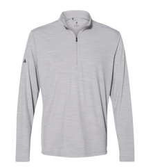 ADIDAS Custom Men's Lightweight Mélange Quarter-Zip Pullover