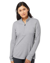 ADIDAS Custom Women's Lightweight Mélange Quarter-Zip Pullover