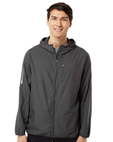 ADIDAS Custom Men's Hooded Full-Zip Windbreaker