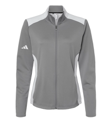 ADIDAS Custom Women's Textured Mixed Media Full-Zip Jacket
