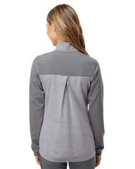 ADIDAS Custom Women's Heather Block Full-Zip Windshirt