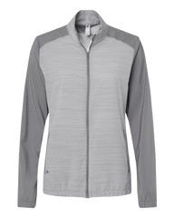 ADIDAS Custom Women's Heather Block Full-Zip Windshirt