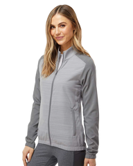 ADIDAS Custom Women's Heather Block Full-Zip Windshirt