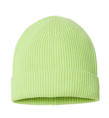 ATLANTIS HEADWEAR Custom Sustainable Fine Rib Cuffed Beanie