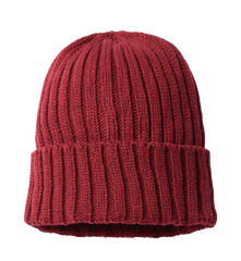 ATLANTIS HEADWEAR Custom Sustainable Cable Knit Cuffed Beanie