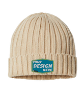 ATLANTIS HEADWEAR Custom Sustainable Cable Knit Cuffed Beanie