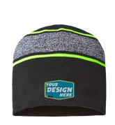 CAP AMERICA Custom Unisex USA-Made Variegated Striped Beanie