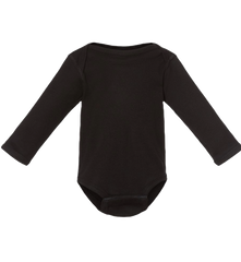 RABBIT SKINS Custom Infant Long Sleeve Baby Rib Bodysuit