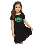 RABBIT SKINS Custom Toddler Baby Rib Dress