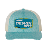 RICHARDSON Custom Unisex Low Pro Heather Trucker Cap