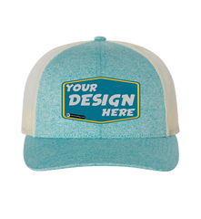 RICHARDSON Custom Unisex Low Pro Heather Trucker Cap