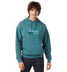 CHAMPION Custom Unisex Garment Dyed Hooded Sweatshirt