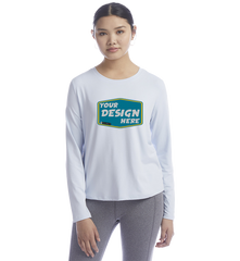 CHAMPION Custom Ladies' Cutout Long Sleeve T-Shirt