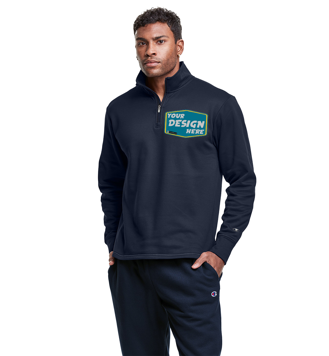 CHAMPION Custom Unisex Gameday Quarter-Zip Sweatshirt