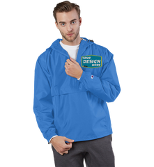 CHAMPION Custom Men's Adult Packable Anorak Quarter-Zip Jacket