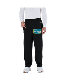 CHAMPION Custom Men's Adult Powerblend Open-Bottom Fleece Pant with Pockets