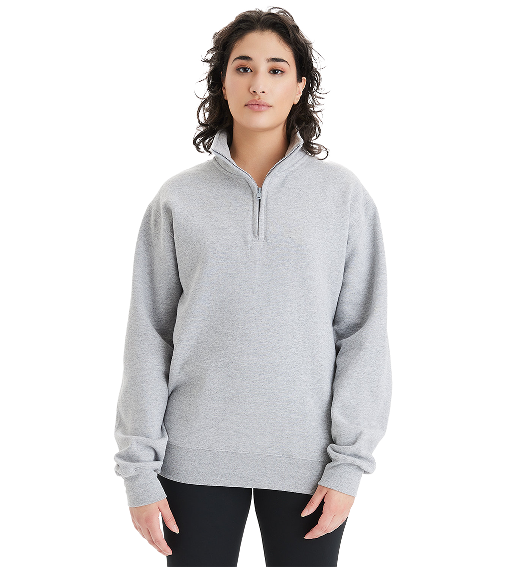 CHAMPION Custom Unisex Powerblend Quarter-Zip Pullover