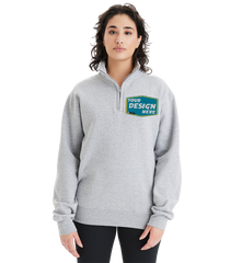 CHAMPION Custom Unisex Powerblend Quarter-Zip Pullover