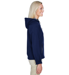 NORTH END Custom Ladies' Prospect Two-Layer Fleece Bonded Soft Shell Hooded Jacket