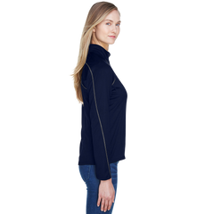 NORTH END Custom Ladies' Radar Quarter-Zip Performance Long-Sleeve Top