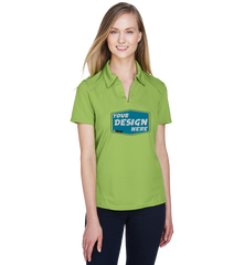 NORTH END Custom Ladies' Recycled Polyester Performance Pique Polo