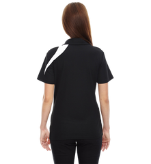 NORTH END Custom Ladies' Impact Performance Polyester Pique Colorblock Polo