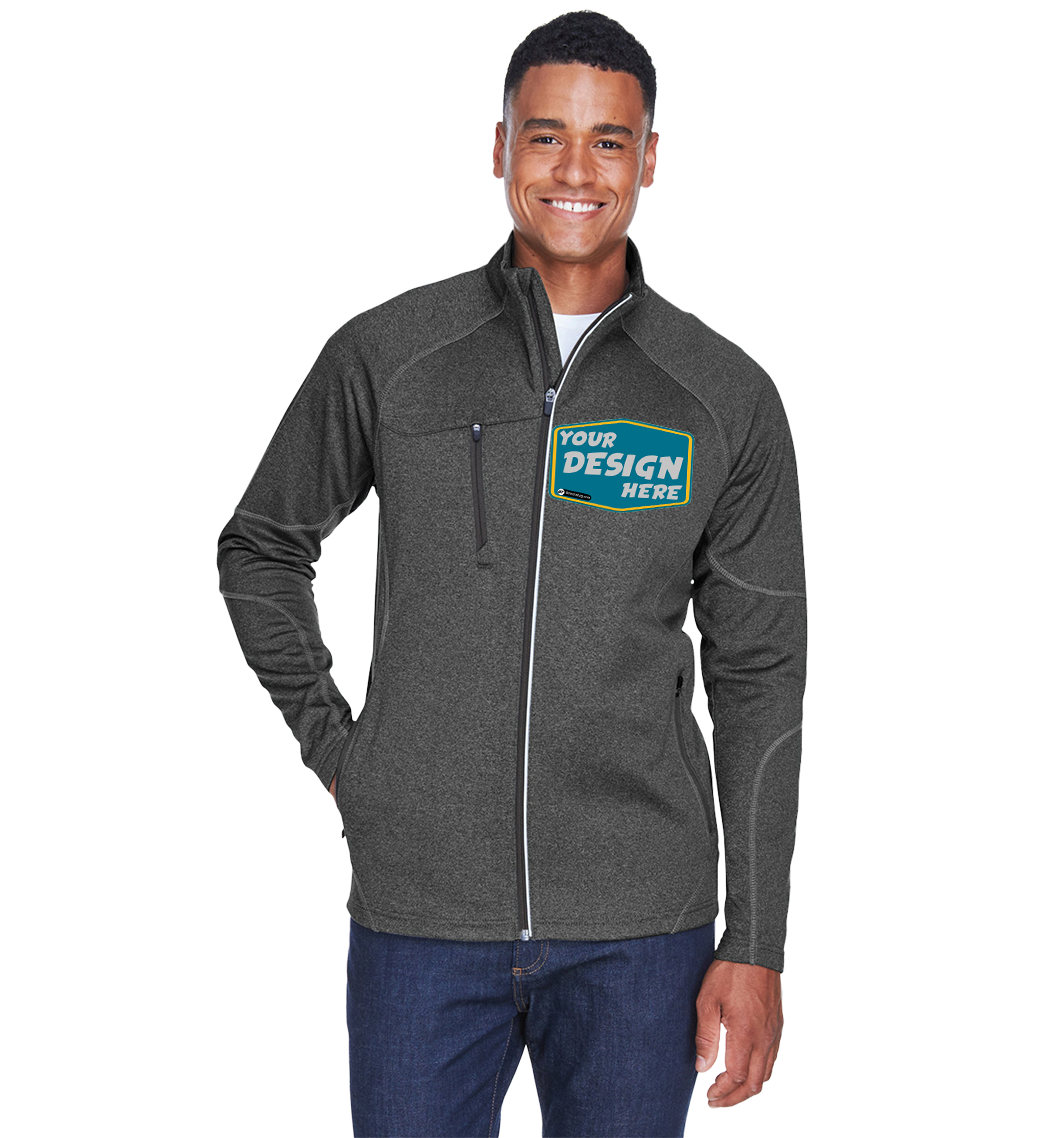 NORTH END Custom Men's Gravity Performance Fleece Jacket