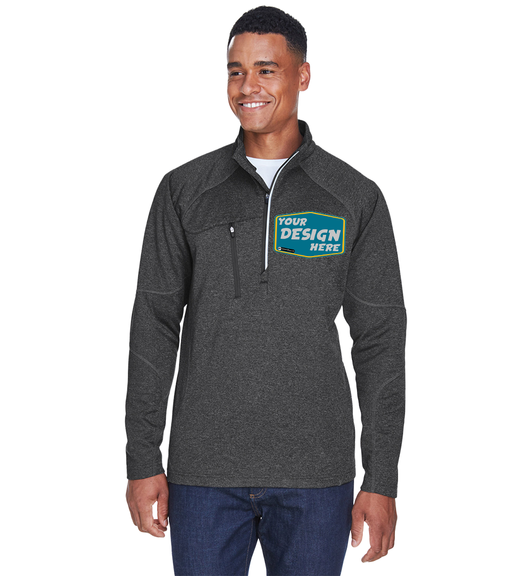 NORTH END Custom Men's Adult Catalyst Performance Fleece Quarter-Zip