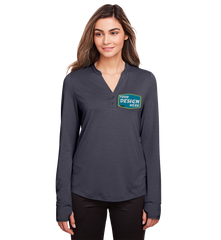 NORTH END Custom Ladies' JAQ Snap-Up Stretch Performance Pullover