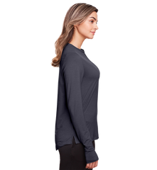 NORTH END Custom Ladies' JAQ Snap-Up Stretch Performance Pullover