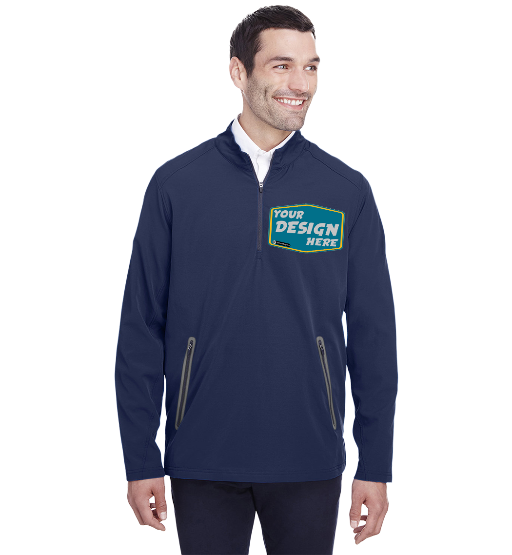 NORTH END Custom Men's Quest Stretch Quarter-Zip