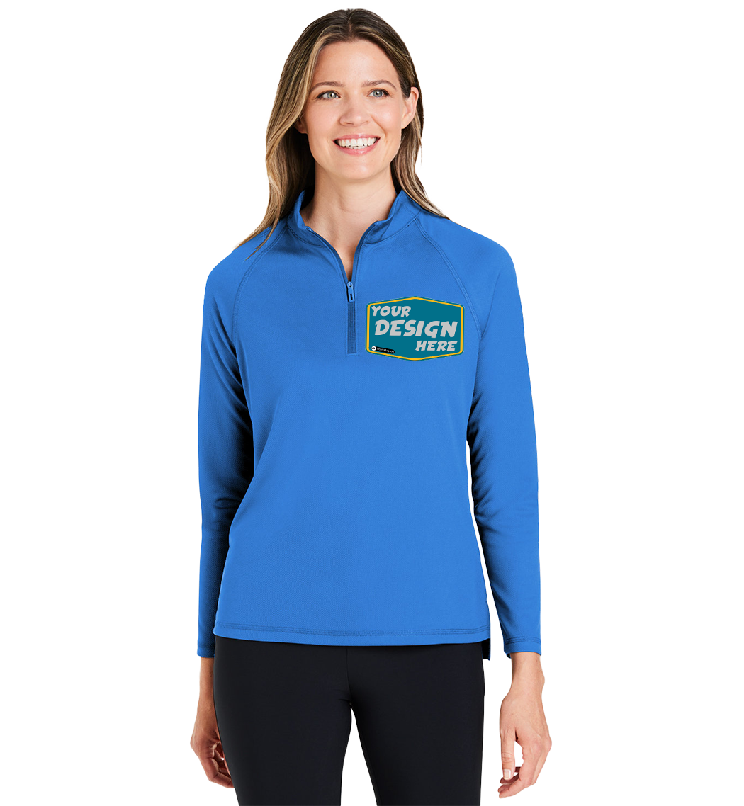 NORTH END Custom Ladies' Revive Coolcore Quarter-Zip