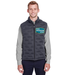 NORTH END Custom Men's Loft Pioneer Hybrid Vest