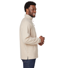 NORTH END Custom Men's Aura Sweater Fleece Quarter-Zip