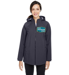 NORTH END Custom Ladies' City Hybrid Soft Shell Hooded Jacket