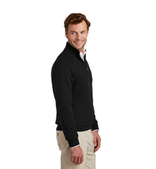 Brooks Brothers Custom Men's Cotton Stretch 1/4-Zip Sweater