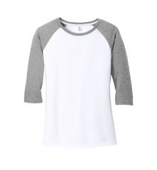 District Custom Women's Perfect Tri 3/4-Sleeve Raglan