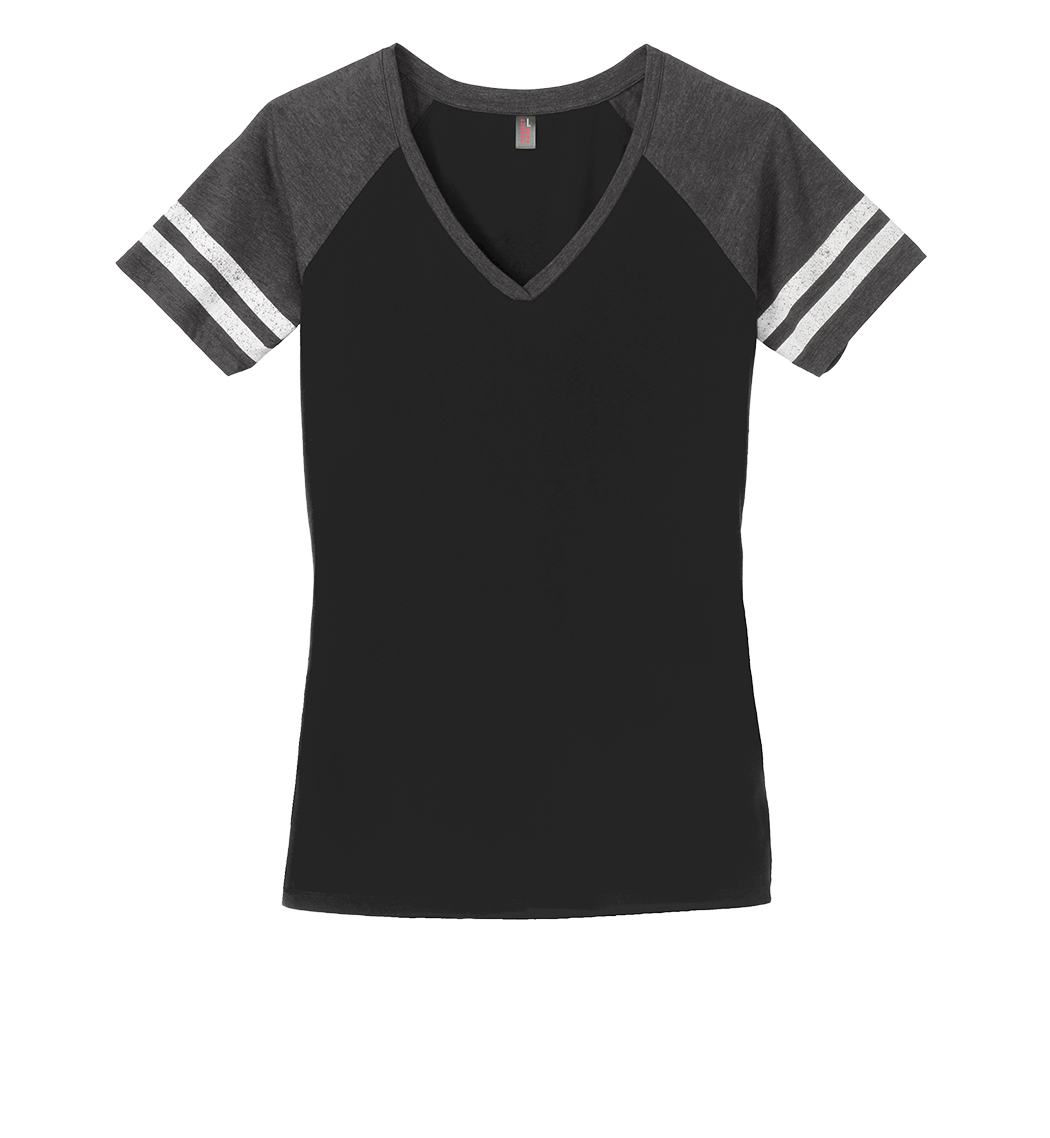 District Custom Women's Game V-Neck Tee