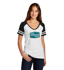 District Custom Women's Game V-Neck Tee