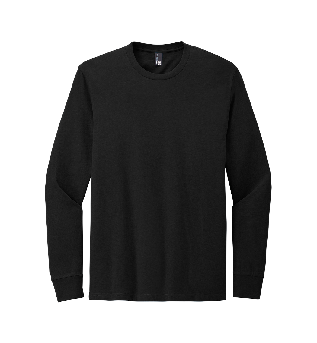 District Custom Men's Perfect Blend CVC Long Sleeve Tee