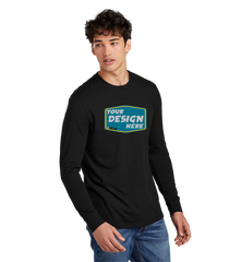 District Custom Men's Perfect Blend CVC Long Sleeve Tee