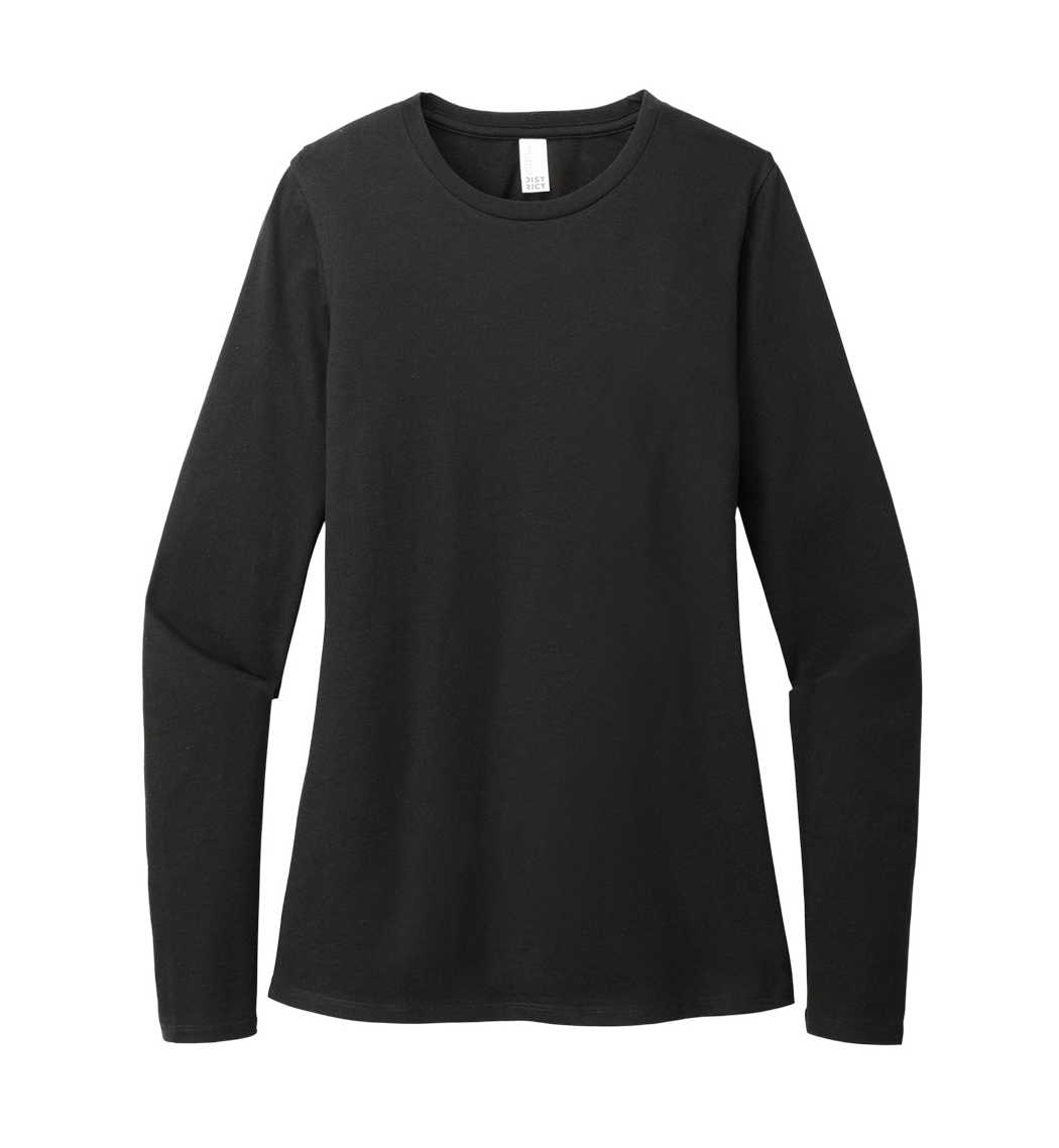 District Custom Women's Perfect Blend CVC Long Sleeve Tee