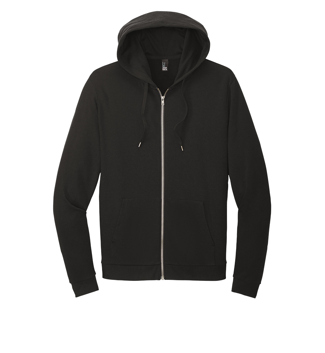 District Custom Men's Perfect Tri Fleece Full-Zip Hoodie