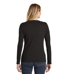 District Custom Women's Very Important Tee Long Sleeve V-Neck