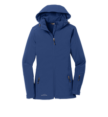 EDDIE BAUER Custom Ladies Hooded Soft Shell Parka.