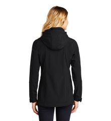 EDDIE BAUER Custom Ladies Hooded Soft Shell Parka.