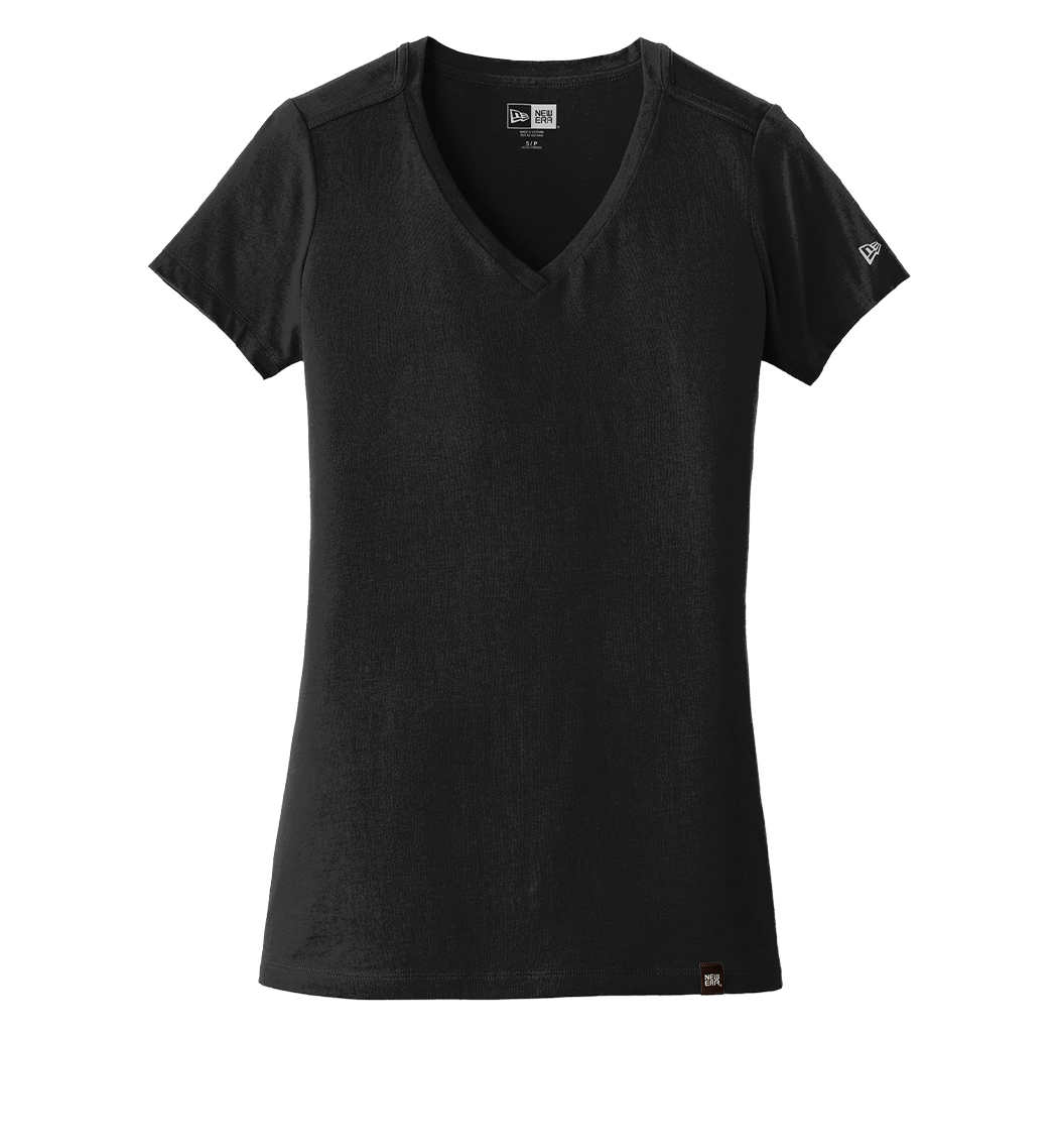 NEW ERA Custom Ladies Heritage Blend V-Neck Tee.