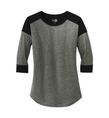 NEW ERA Custom Ladies Heritage Blend 3/4-Sleeve Baseball Raglan Tee.