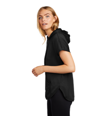 NEW ERA Custom Ladies Performance Terry Short Sleeve Hoodie.